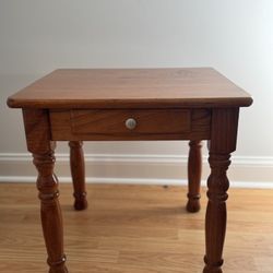 Wooden End Table 