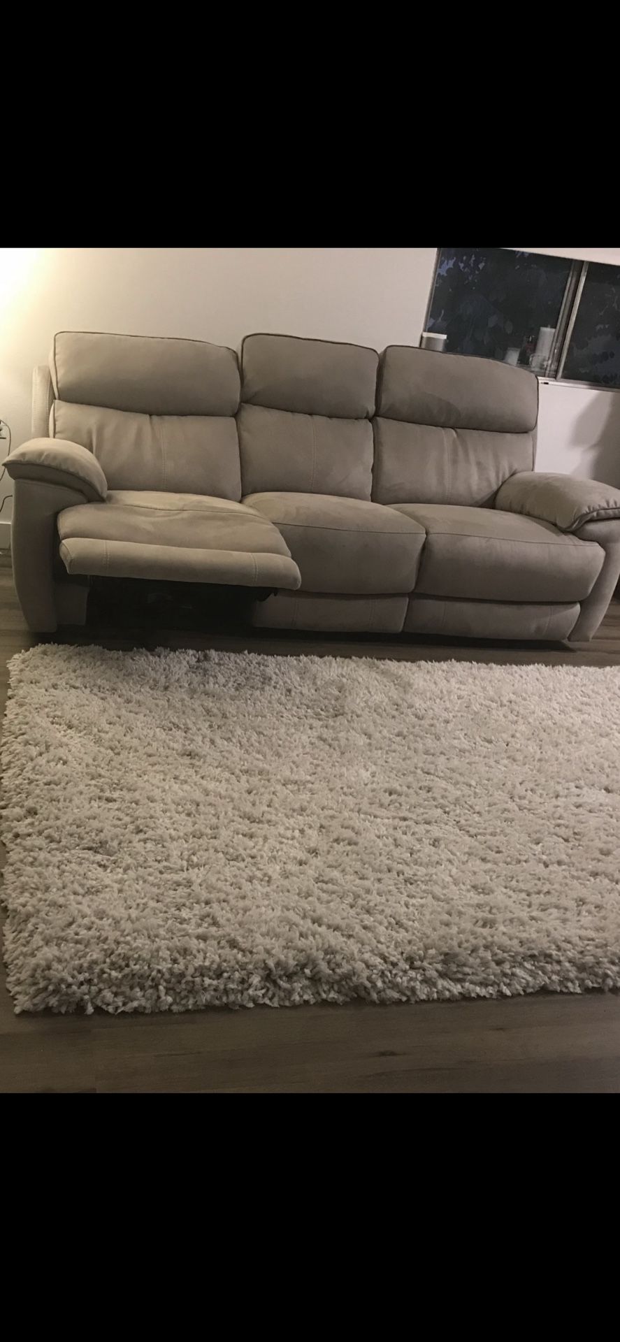 Reclining Gray Couch