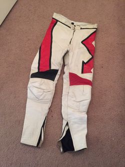 Motor cycle Leather pants size medium