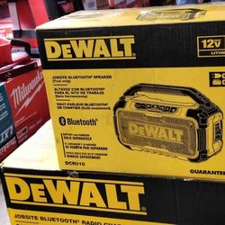 DeWalt Jobsite Bluetooth Speaker.  Tool Only 