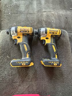 DEWALT 20V MAX XR Impact Driver, Brushless, 3-Speed, 1/4-Inch, Tool Only two of them