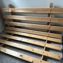 Solid Pine Folding Futon - Full size