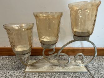 Cool Candle Holder~Holds 3 Candles