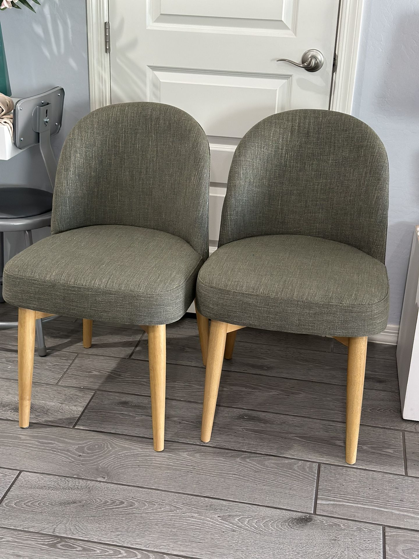 Set Of 2 Upholstered Chairs New