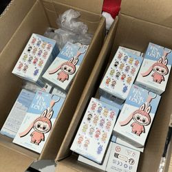 Labubu The Monsters Pin For Love Series-Vinyl Plush Pendant Blind Box (N-Z)