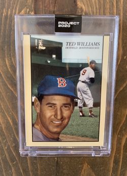 Ted Williams Topps project 2020 #90 by oldmanalan