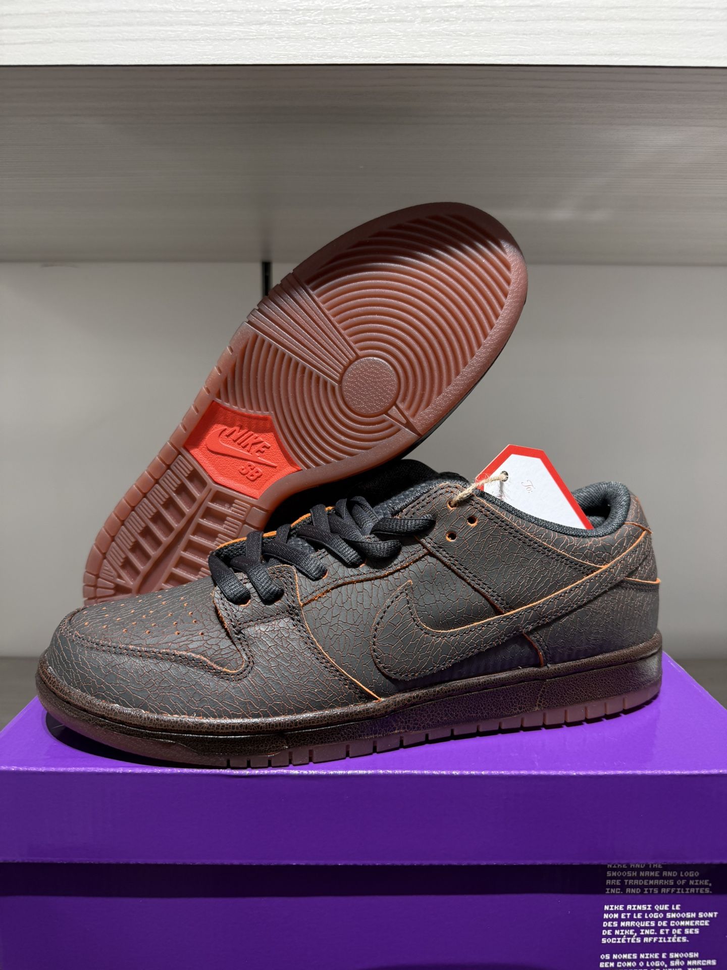 Nike SB Dunk Low Pro PRM “Krampus” Men’s Sizes 9.5, 10, 10.5, 11, 11.5, 12 HV1668 001