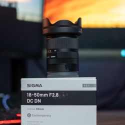 Sigma 18-50 F2.8 Sony E Mount