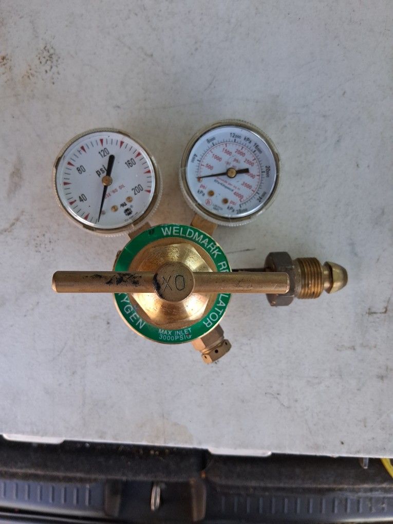 Welding Weldmark Oxygen Regulator 