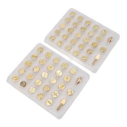 Generic Wood Burning Stamp, Wood Burning Kit Letters Uppercase Alphabet Branding and Personalization Set DIY Brass Carving Tip Wood Burning Tips for W