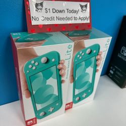 New-Nintendo Switch Lite-gaming Console - Pay $1 To Take It Home Today and pay the rest later.