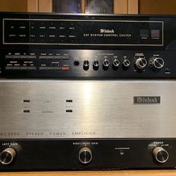 Mc Intosh Mc2200 Power Amp and C37 Pre Amp