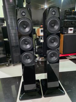 NHT Classic Absolute Tower Speakers. High gloss 2(pair) excellent condition perfect working amazing sound will test before you 

Product info:
frequen