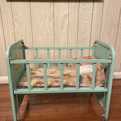 Just Reduced Baby Doll Crib -Antique