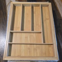 New Bamboo Cutlery Tray