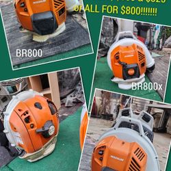 Stihl Backpack Blower Deal! There 4 All Together Sold As Listed On Post, Or As A Bundle For Price Listed. Negotiations Are Welcome And Serious Buyers 