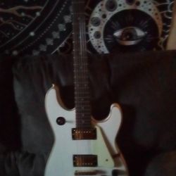 Fret Flow  Antique White Cream Binding