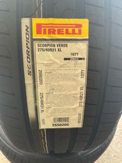 New 275/40/21 Pirelli scorpion 🦂 verde