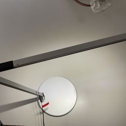 Koncept Technologies Inc Z-Bar Silver Desk Lamp  ADAPTER INCLUDE