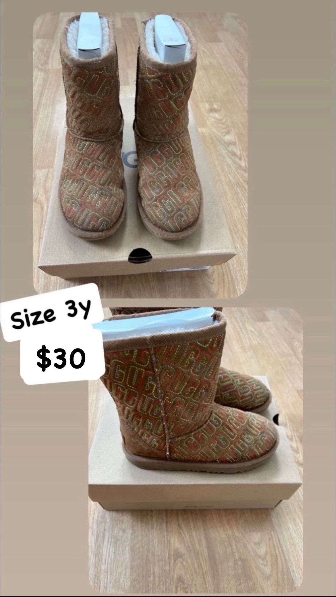 Girls Ugg Boots ( Size 3y)