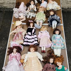 15 Porcelain Dolls