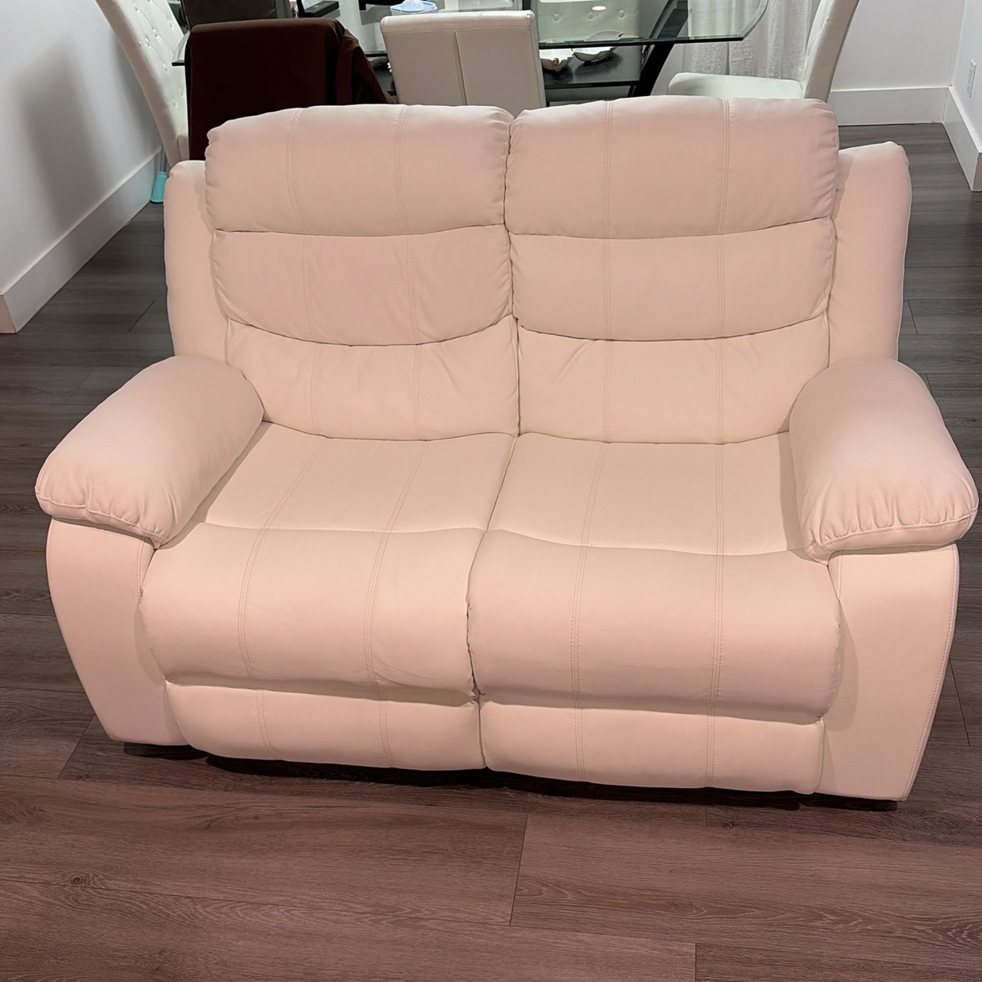 White Loveseat -$200