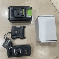 EARTHWISE 20 Volt 4.0 Ah Lithium Ion Battery and Charger