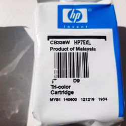 FREE HP 75 XL CARTRIGES VERY OLD