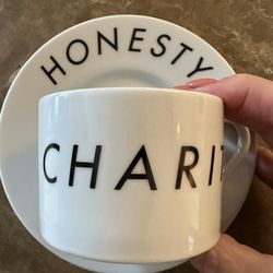 Honesty & Charity 7 Cups & Saucers Japanese Bone China