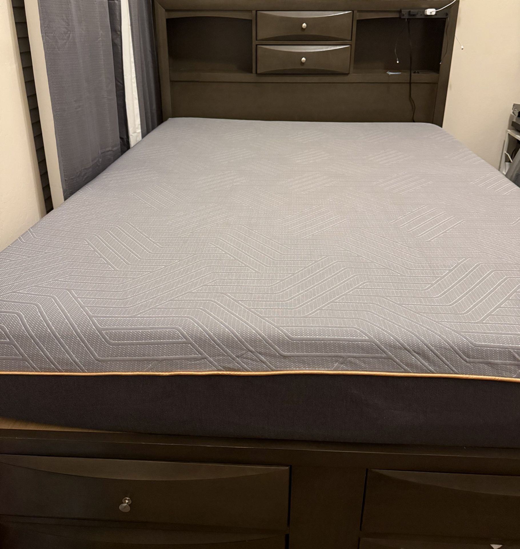 Queen Bed Frame With Storage