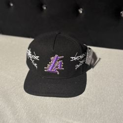 Kill The Hype Silver Crown LAkers SnapBack 