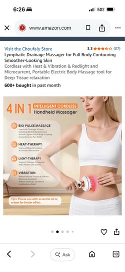 Drainage Massager for Full Body Contouring Smoother-Looking Skin