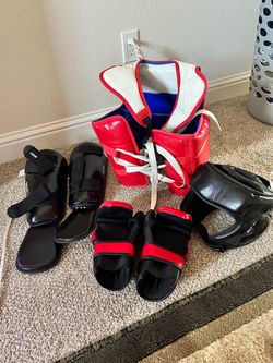 Martial Arts Sparring Gear Set