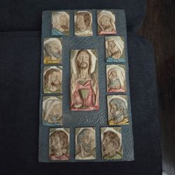 Jesus 12 apostles wall plaque