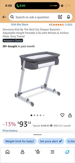 Bassinet for infants