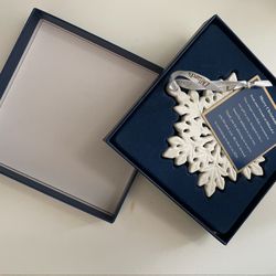 Dillards Snowflake Ceramic Pendant