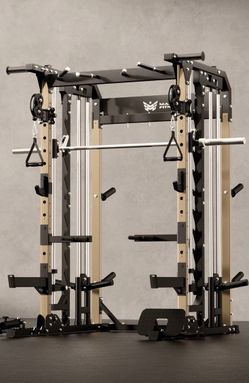 Major Fitness B52 PRO - Squat Rack Power Cage Functional Trainer with Smith Machine