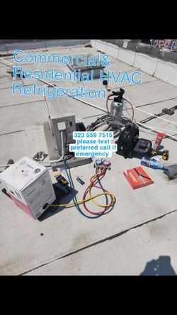 Commercial&Residential HVAC Refrigeration se habla español walk in Coolers reach ins Commercial refrigeration