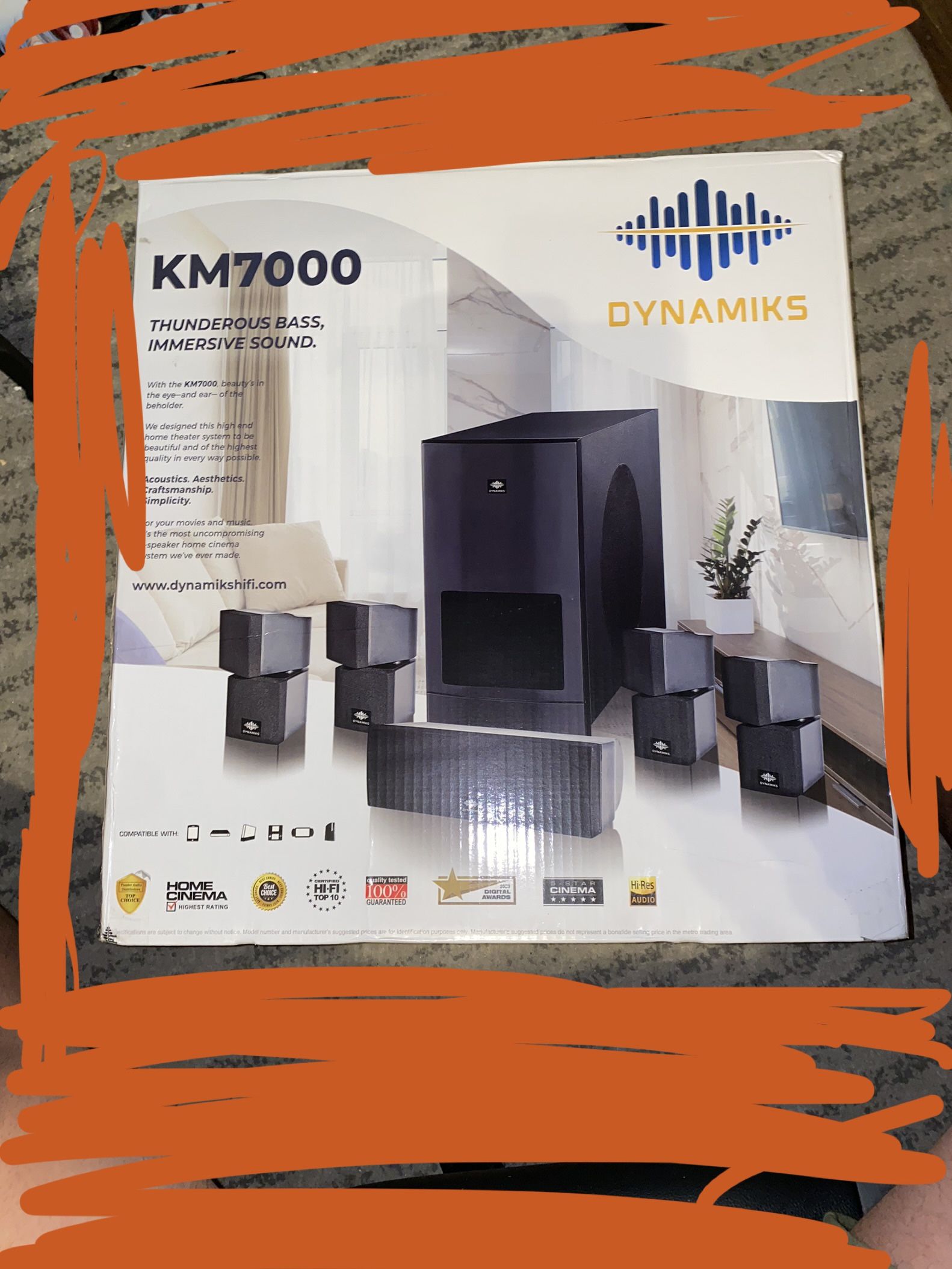 Dynamiks: KM7000 Speaker Set