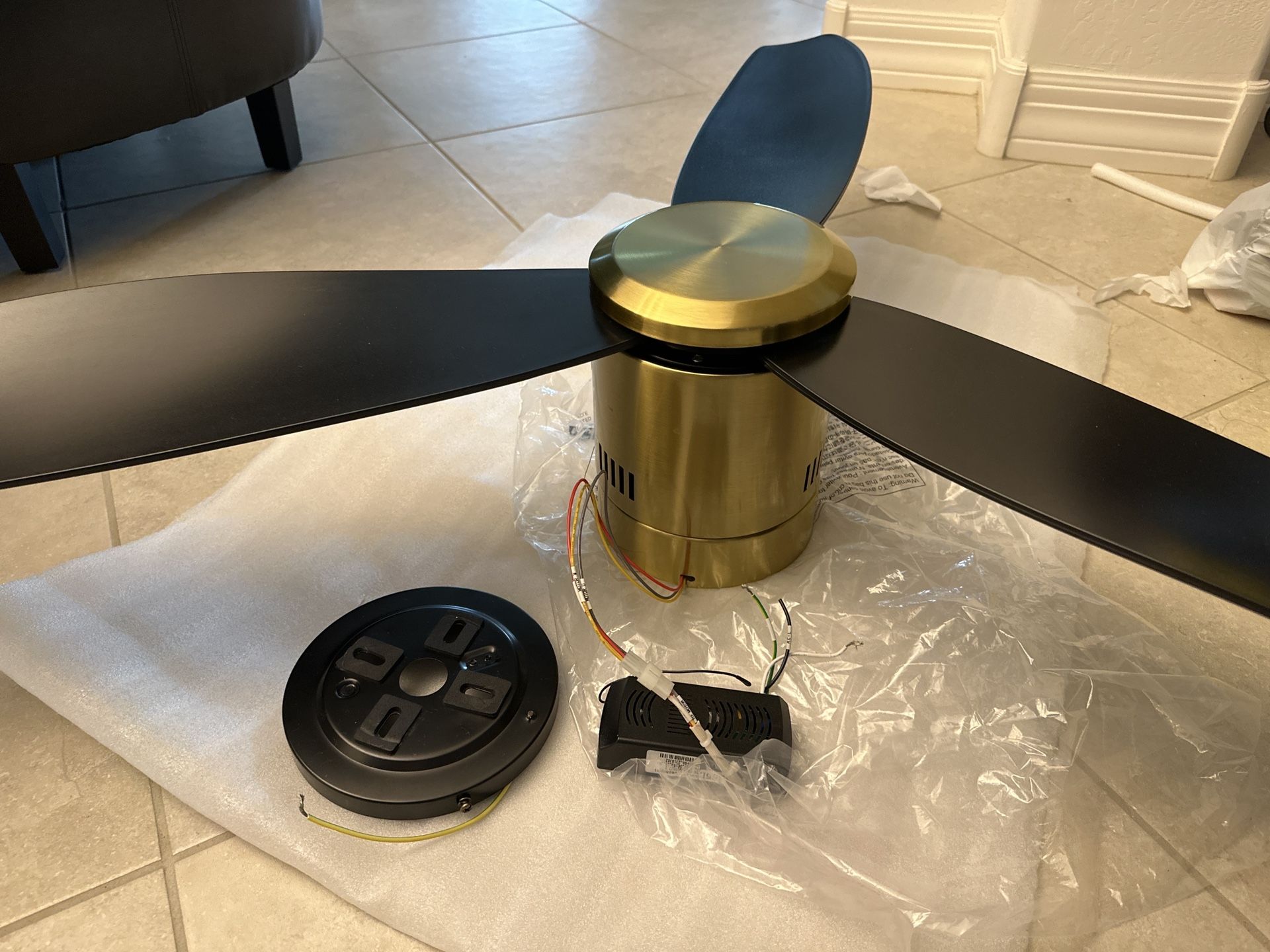 52in fan with remote