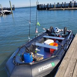 2019 Bris 12.5 ft boat with 1.2mm pvc material
