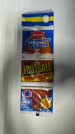 1990 Fleer Premiere Edition Football Rack Pack