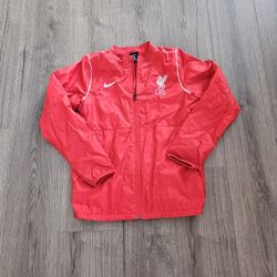 Nike Liverpool FC Soccer Club Windbreaker Jacket Youth Size XL