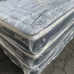 🔆🛏Mattress Pillow Top 💤🔅 ❇️Memory Foam ✳️All Sizes In Stock ✴️SAME DAY DELIVERY🚚 ✅Queen sizes $199 ✅Full sizes $180 ✅Twin sizes $120 ✅Cal king