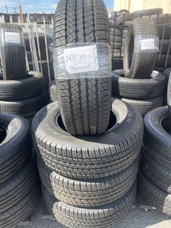 265/70/17 Goodyear Set of four tires installed and balanced , Set De 4 Llantas Instaladas Y Balanceadas 