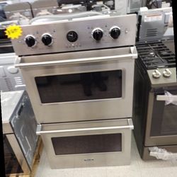 VIKING 30 INCH DOUBLE WALL OVEN CONVECTION OVENS  0