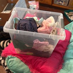 Box Of 18 Inch Doll Clothes 