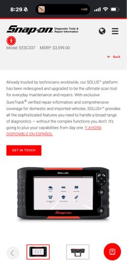 Snap on scanner