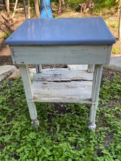 Enamel top table