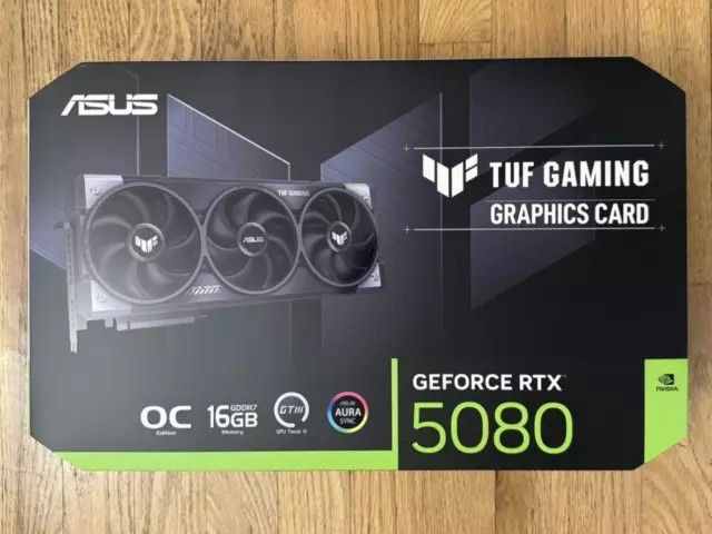 ASUS TUF Gaming GeForce RTX 5080 16GB GDDR7 OC Edition Graphics
